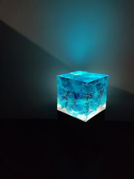 cube résine fractale atoll